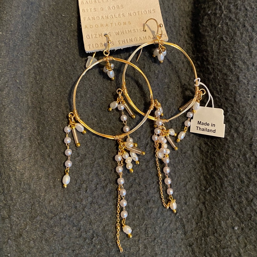 NWT Anthropologie boho earrings